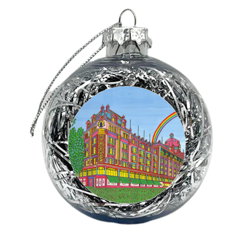 HARRODS LONDON - xmas bauble by Julie Littler