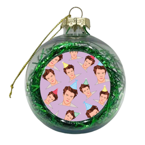 Harry Birthday Party - xmas bauble by Laura Lonsdale