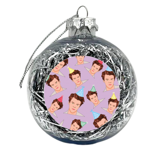 Harry Birthday Party - xmas bauble by Laura Lonsdale