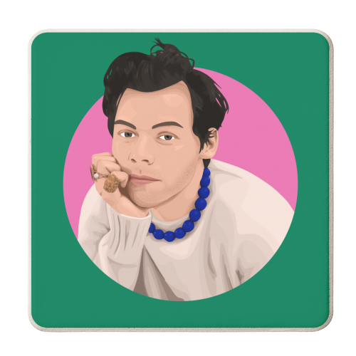 Harry Bold - personalised beer coaster by Pink and Pip