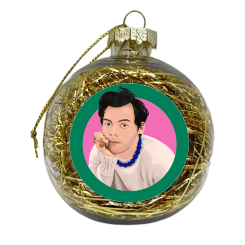 Harry Bold - xmas bauble by Pink and Pip