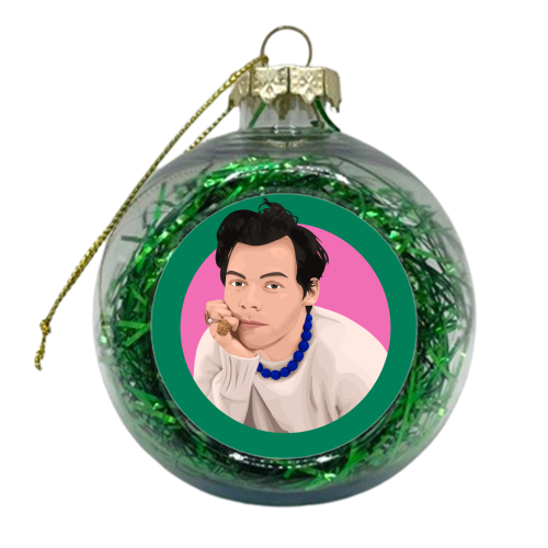 Harry Bold - xmas bauble by Pink and Pip