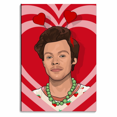 Harry boppers heart tunnel - personalised A4, A5, A6 notebook by The Girl Next Draw