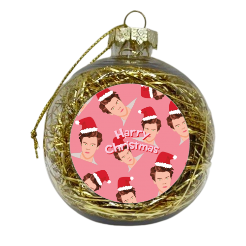 Harry Christmas - xmas bauble by Laura Lonsdale