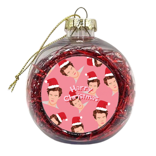 Harry Christmas - xmas bauble by Laura Lonsdale