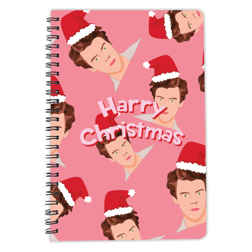 Harry Christmas - personalised A4, A5, A6 notebook by Laura Lonsdale