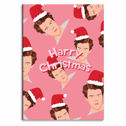 Harry Christmas - personalised A4, A5, A6 notebook by Laura Lonsdale
