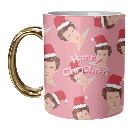 Harry Christmas - unique mug by Laura Lonsdale