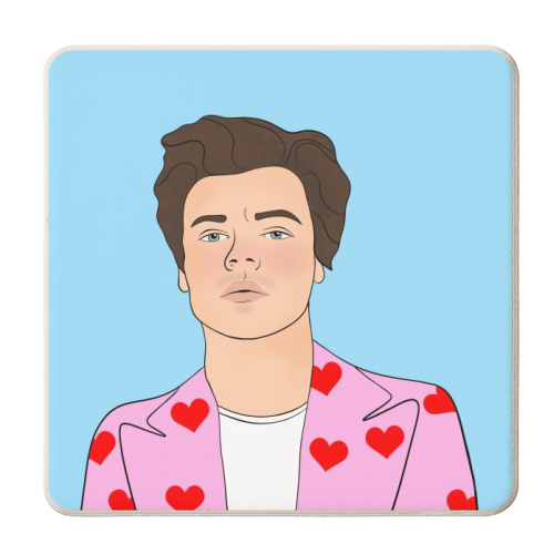 Harry In Love - personalised beer coaster by Eloise