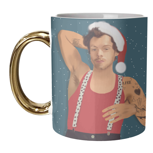 Harry Little Christmas - unique mug by AbiGoLucky