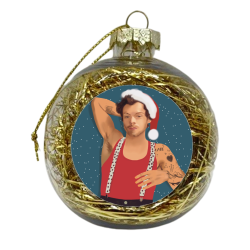 Harry Little Christmas - xmas bauble by AbiGoLucky