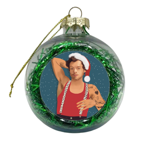 Harry Little Christmas - xmas bauble by AbiGoLucky