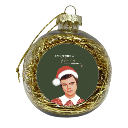 Harry Little Christmas - xmas bauble by Giddy Kipper