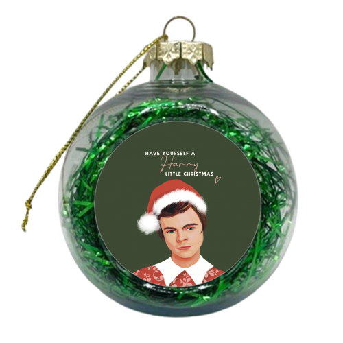 Harry Little Christmas - xmas bauble by Giddy Kipper