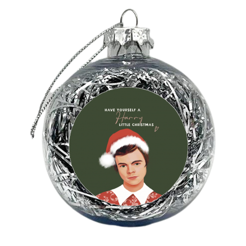 Harry Little Christmas - xmas bauble by Giddy Kipper