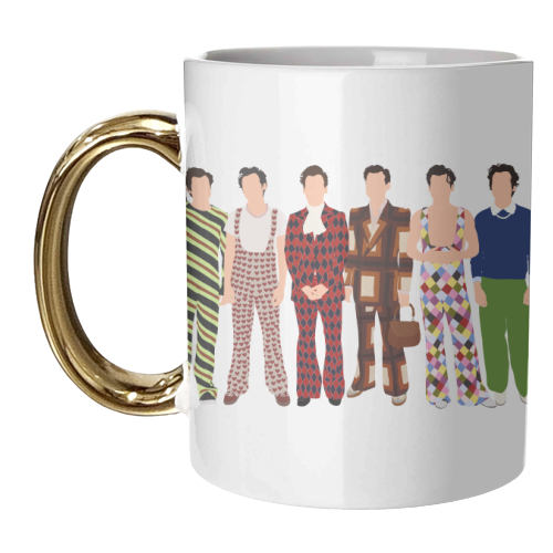 Harry Outfits - unique mug by Pink and Pip