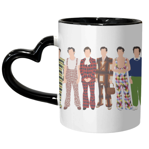 Harry Outfits - unique mug by Pink and Pip