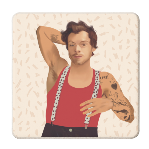 Harry - personalised beer coaster by AbiGoLucky