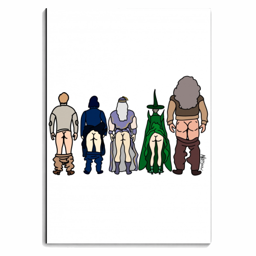 Harry Potter Staff - personalised A4, A5, A6 notebook by Notsniw Art