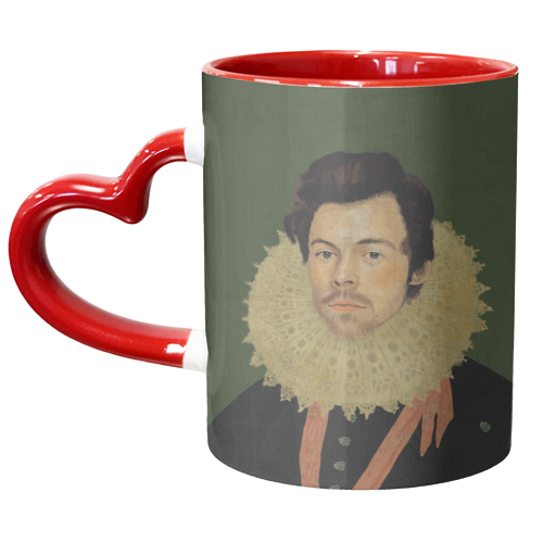 Harry Renaissance Portrait - unique mug by AbiGoLucky
