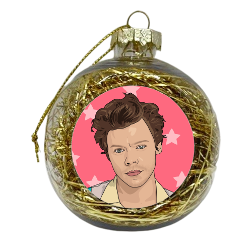 Harry Star Print - New Styles - xmas bauble by The Girl Next Draw