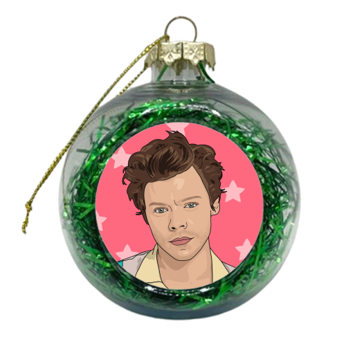 Harry Star Print - New Styles - xmas bauble by The Girl Next Draw