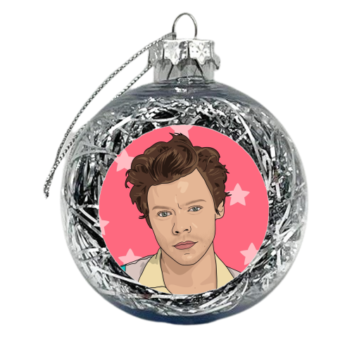 Harry Star Print - New Styles - xmas bauble by The Girl Next Draw