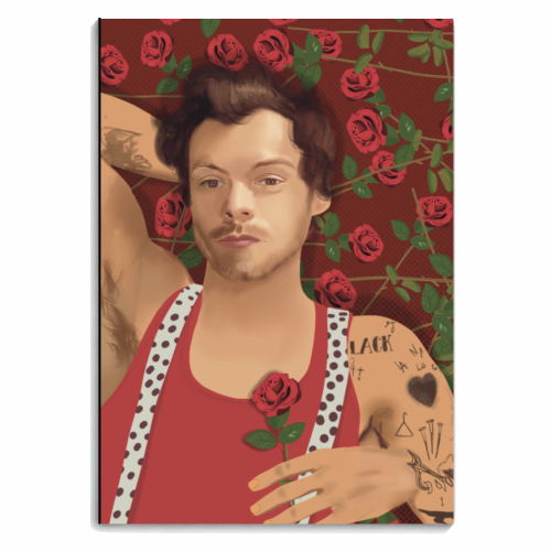 Harry Bed of Roses - personalised A4, A5, A6 notebook by AbiGoLucky