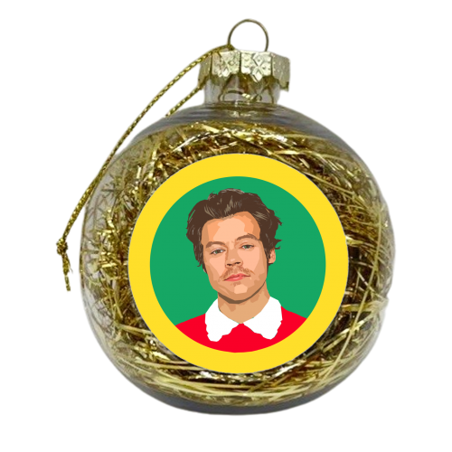 HARRY YELLOW - xmas bauble by DOLLY WOLFE