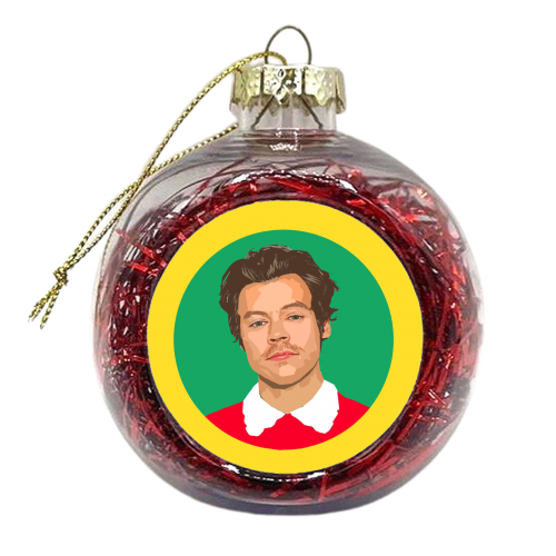 HARRY YELLOW - xmas bauble by DOLLY WOLFE