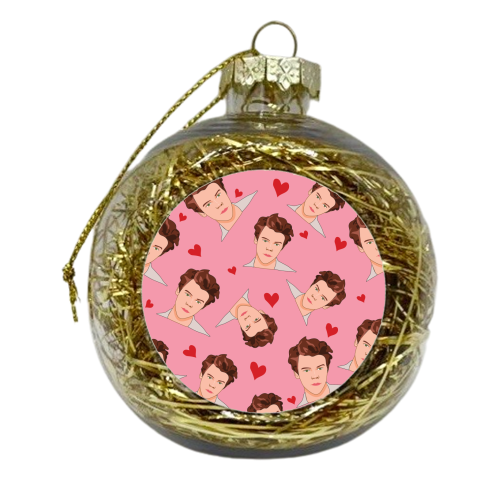 Harry Valentine's Day - xmas bauble by Laura Lonsdale