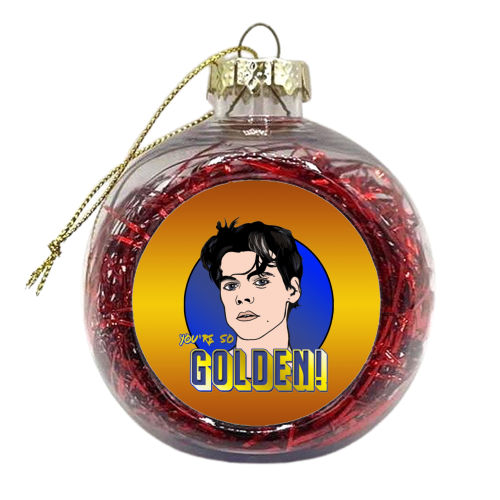 Harry, You're So Golden - xmas bauble by Bite Your Granny
