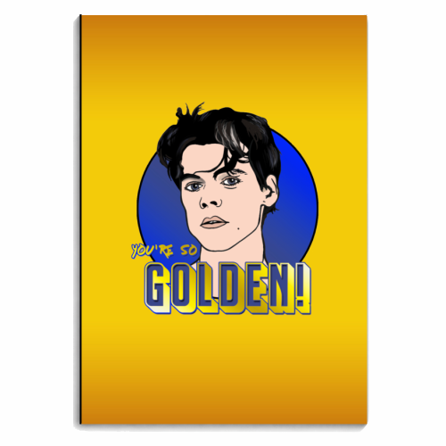 Harry, You're So Golden - personalised A4, A5, A6 notebook by Bite Your Granny