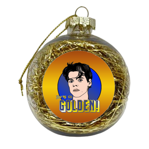 Harry, You're So Golden - xmas bauble by Bite Your Granny