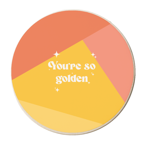 Harry's Golden - personalised beer coaster by The Yellow Box