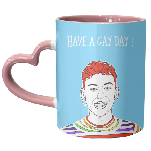 Have A Gay Day ! - unique mug by Adam Regester