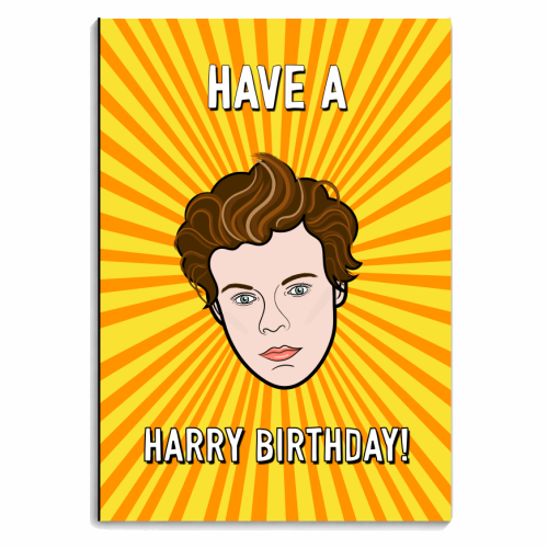 Have A Harry Birthday - personalised A4, A5, A6 notebook by Adam Regester