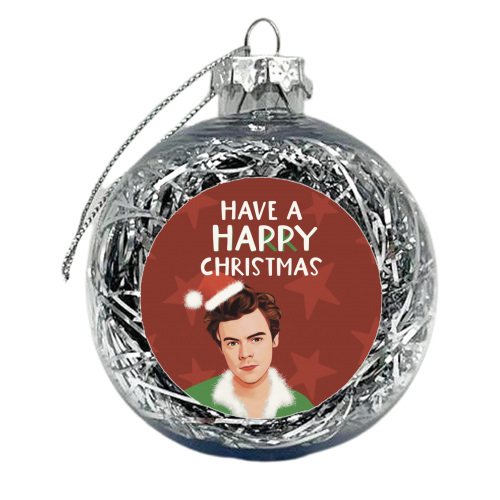 Have a HARRY Christmas - xmas bauble by Giddy Kipper