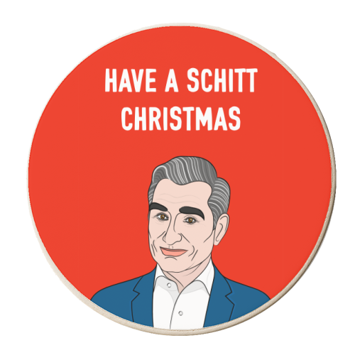 Have A Schitt Christmas - personalised beer coaster by Adam Regester