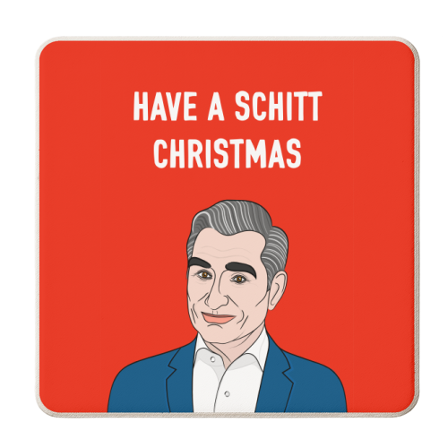 Have A Schitt Christmas - personalised beer coaster by Adam Regester