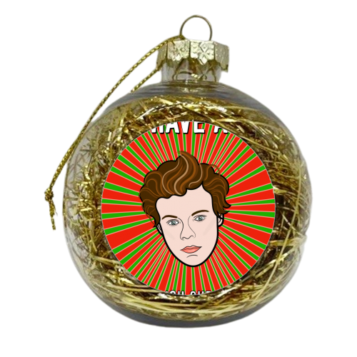 Have A Styles-ish Christmas - xmas bauble by Adam Regester