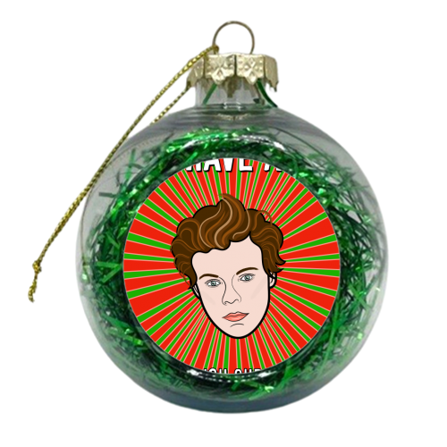 Have A Styles-ish Christmas - xmas bauble by Adam Regester