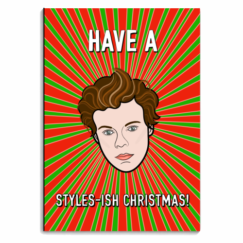 Have A Styles-ish Christmas - personalised A4, A5, A6 notebook by Adam Regester