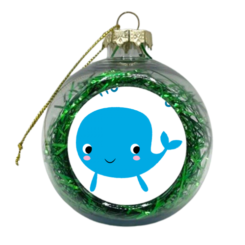 Have a Whale of a time - xmas bauble by TimSlater