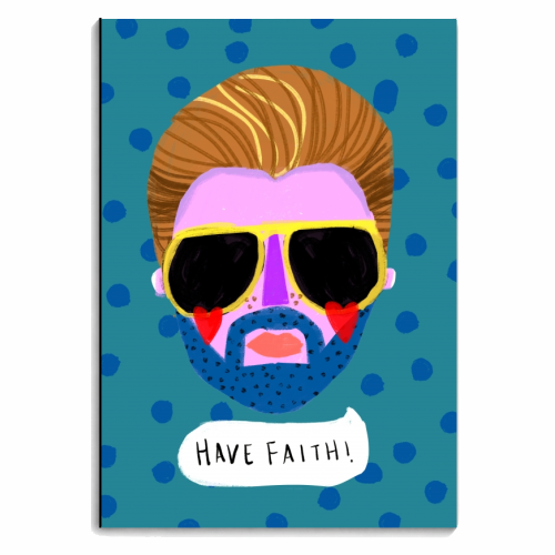 HAVE FAITH - personalised A4, A5, A6 notebook by Nichola Cowdery