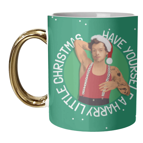 Have yourself a Harry little Christmas - unique mug by AbiGoLucky