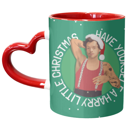 Have yourself a Harry little Christmas - unique mug by AbiGoLucky