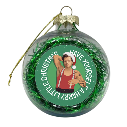 Have yourself a Harry little Christmas - xmas bauble by AbiGoLucky