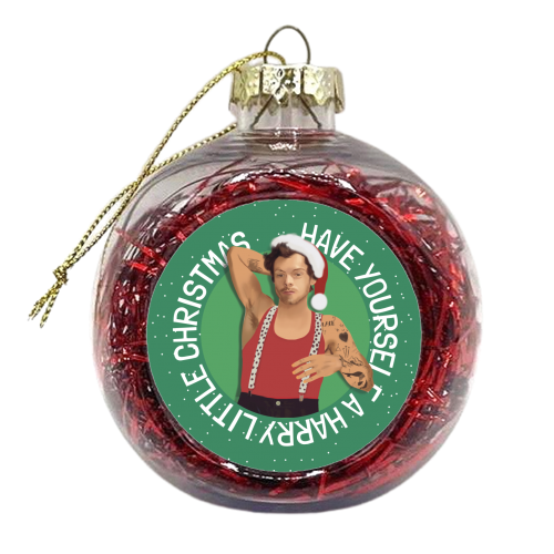 Have yourself a Harry little Christmas - xmas bauble by AbiGoLucky