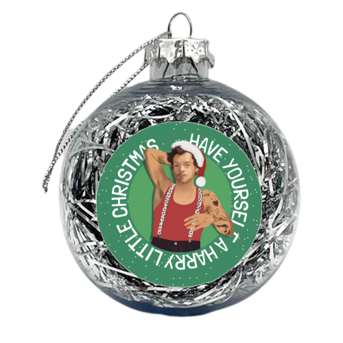 Have yourself a Harry little Christmas - xmas bauble by AbiGoLucky